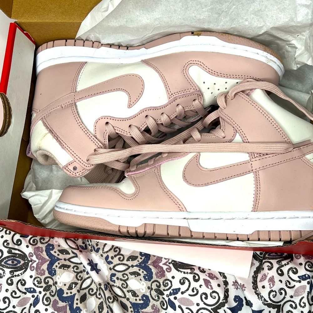 Nike Pink Oxford Dunks